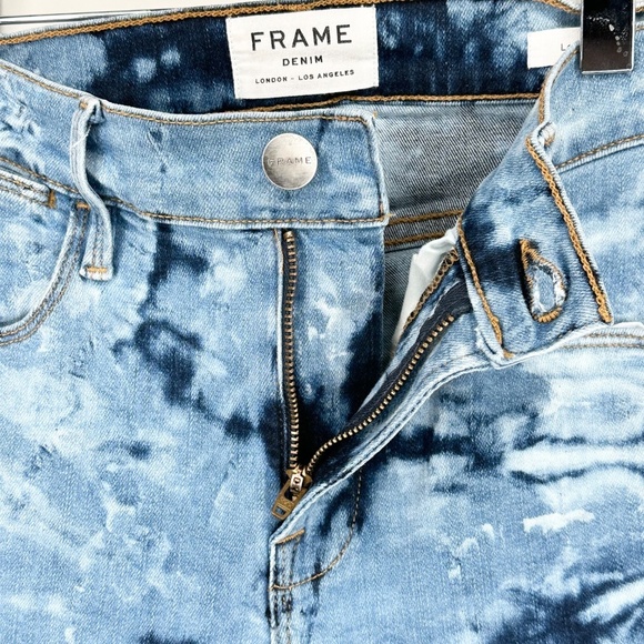 FRAME Women's Le High Skinny Raw Edge Jeans Size 26 - Picture 7 of 9